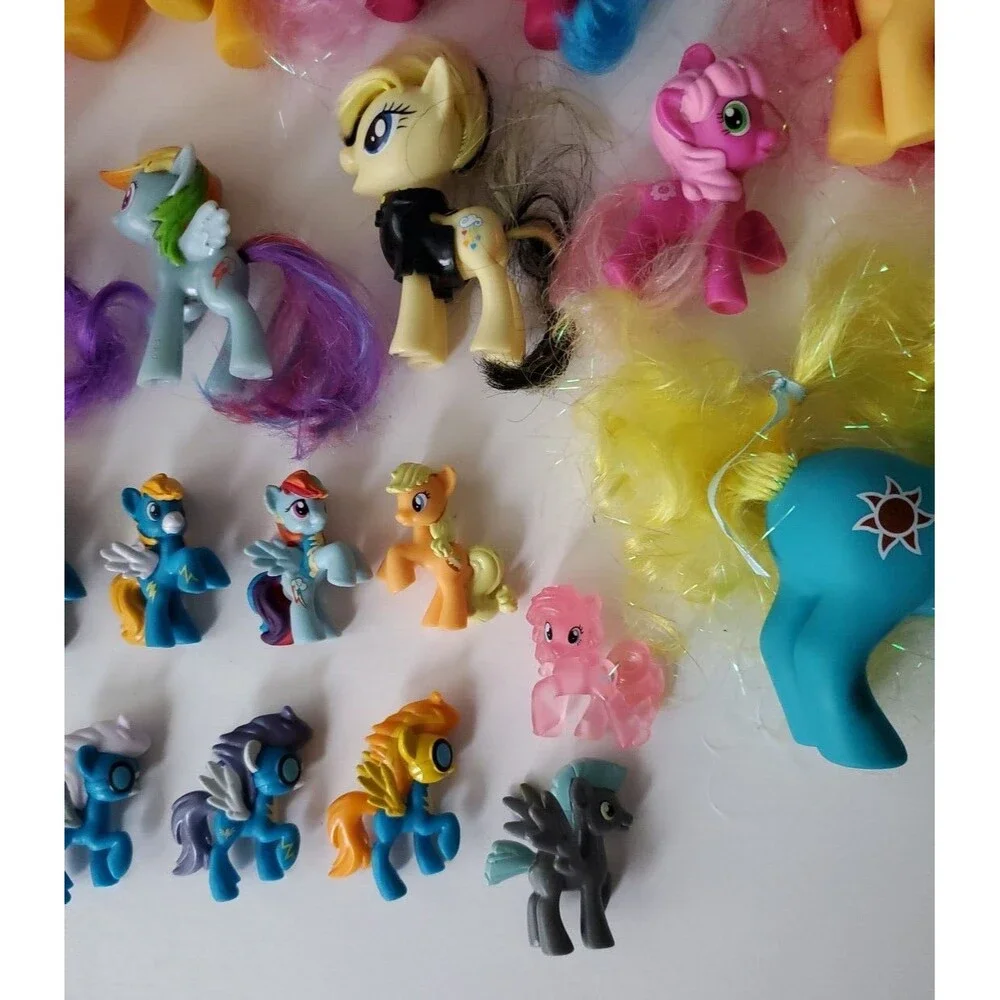 My Little Pony 21 Piece Mixed Toy Lot Variety Sizes Years Miniatures